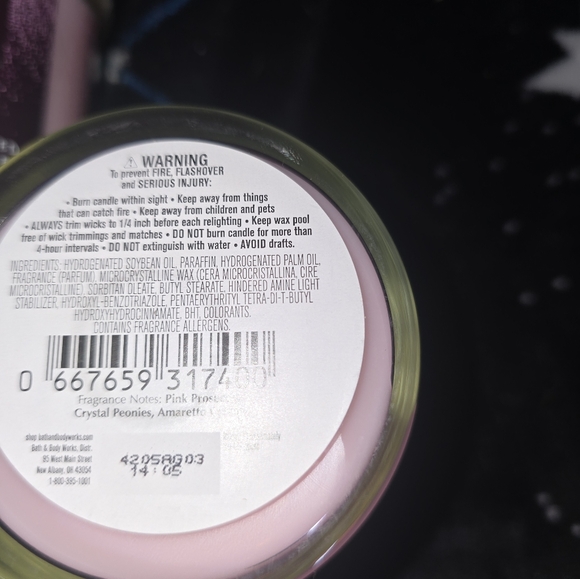 2 Bath and Body Works A Thousand Wishes Single Wick Candle - Picture 2 of 2